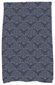 Fan Dance 18"x30" Blue Geometric Print Hand Towel