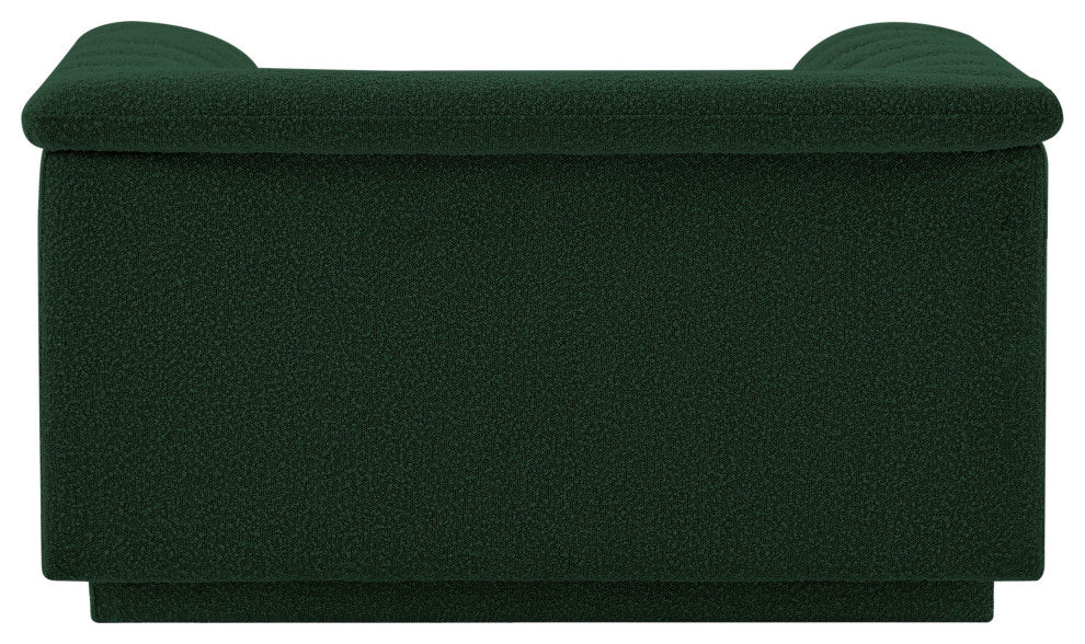 Cascade Upholstered Set, Green, Boucle Fabric, Chair