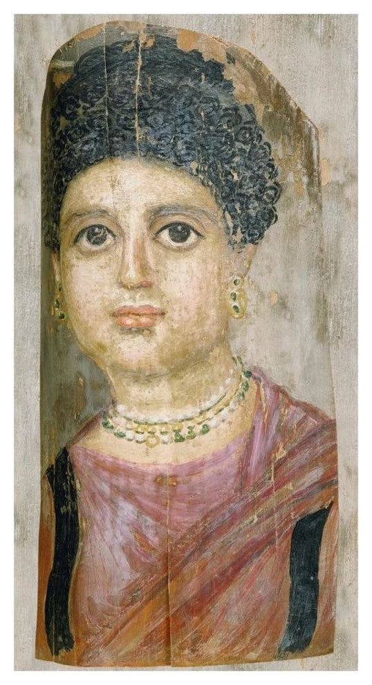 "Mummy Portrait" Print by Attributed to the Malibu Painter, 25"x46"