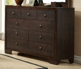 Dresser with 9 Drawers, Espresso