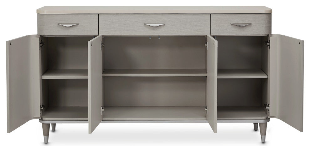 Eclipse Sideboard with Mirror - Moonlight Gray
