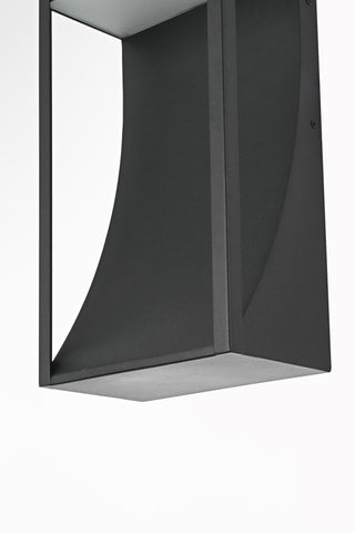 Home Living 7.5" Outdoor Wall Sconce, Black