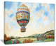"Hot Air Balloon Illustration" Digital Art Canvas Print, 20"x12"