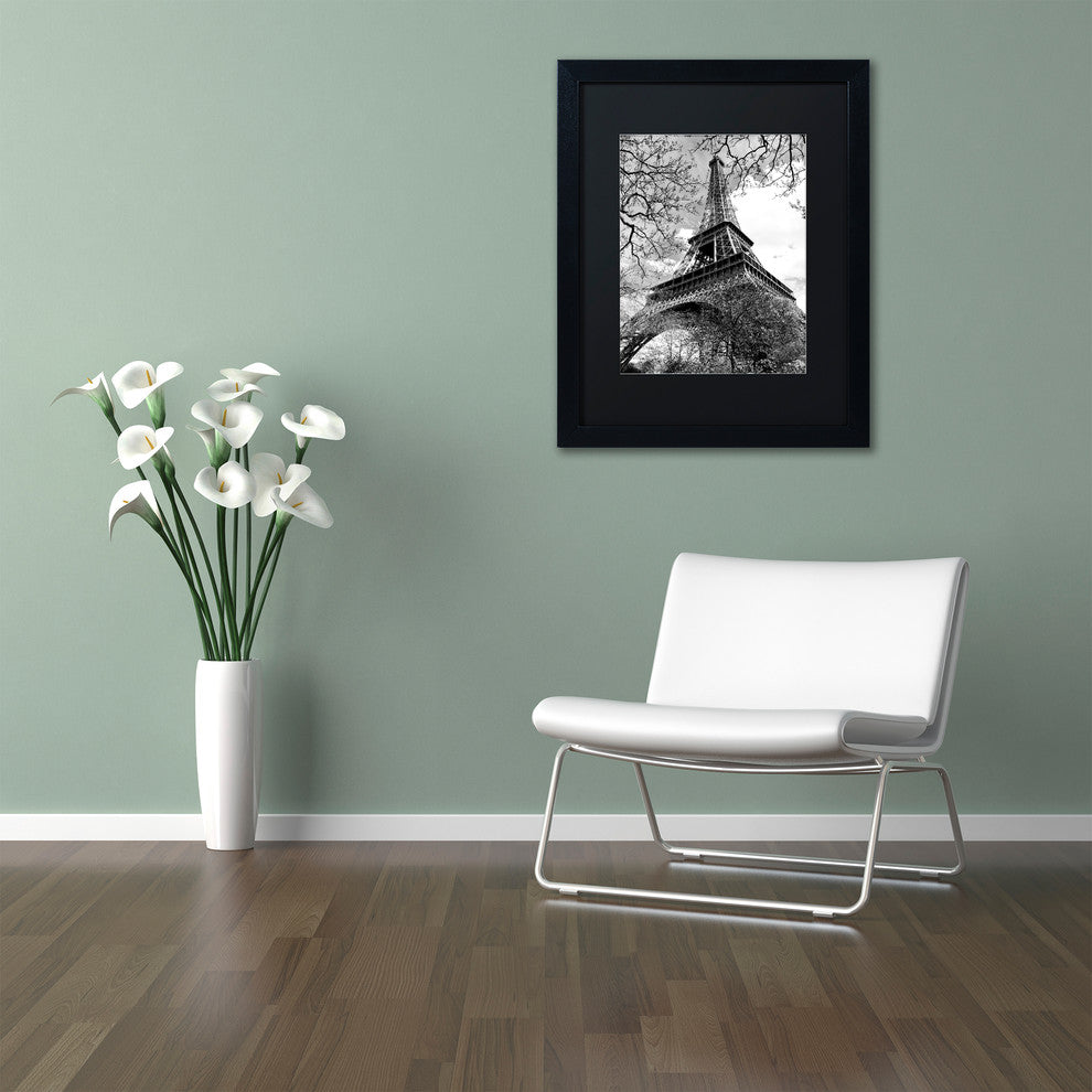 Philippe Hugonnard 'Eiffel Tower 2' Matted Framed Art, 16x20