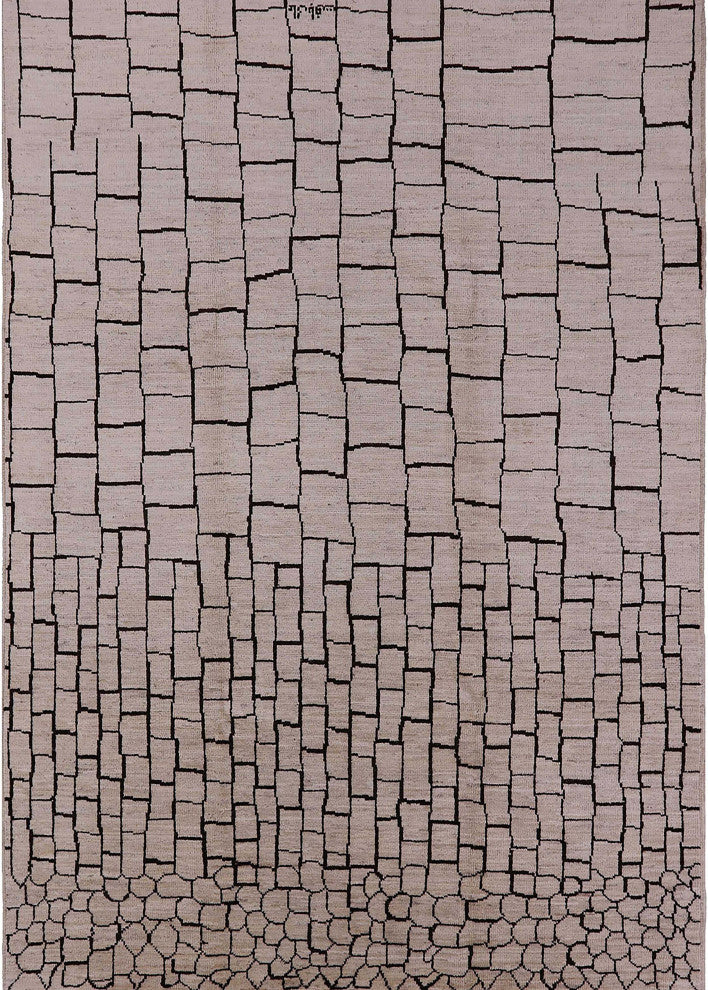 Ahgly Company Indoor Rectangle Mid-Century Modern Area Rugs, 5' x 8'