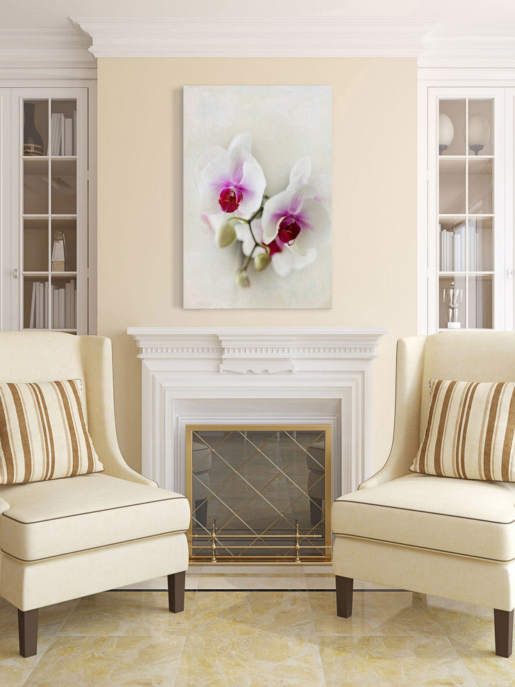 Marmont Hill, "Orchids" by Sylvia Cook Painting Print on Wrapped Canvas, 24x36
