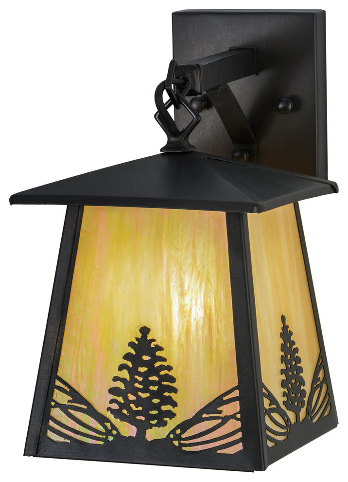 7W Mountain Pine Hanging Wall Sconce