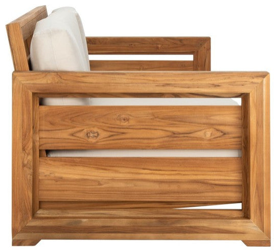 Safavieh Guadeloupe Indoor-Outdoor Brazilian Teak Sofa