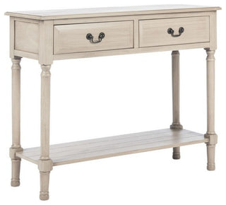 Safavieh Primrose 2 Drawer Console Table, Greige