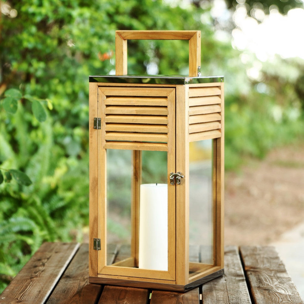 Safavieh Alenna Outdoor Lantern Brown