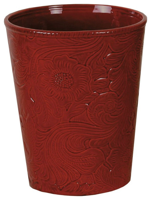 Savannah Bathroom Sets, Red, 6 Piece