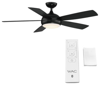 Odyssey 5-Blade Smart Compatible Damp Rated Ceiling Fan 54" Matte Black