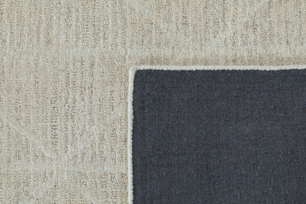 NuStory Crossover Hand Tufted Stripe Area Rug in Beige, 7'6" X 9'6"