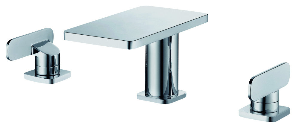 ALFI brand AB1884-PC Polished Chrome Two-Handle 8 Inch Bathroom Faucet