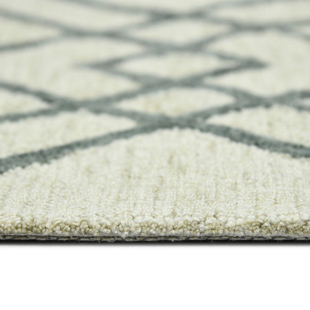 Vista Duncan Area Rug, Ivory, 8' x 10', Geometric