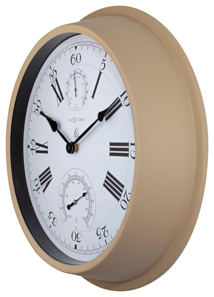 Hyacinth Outdoor Weather Station Wall Clock