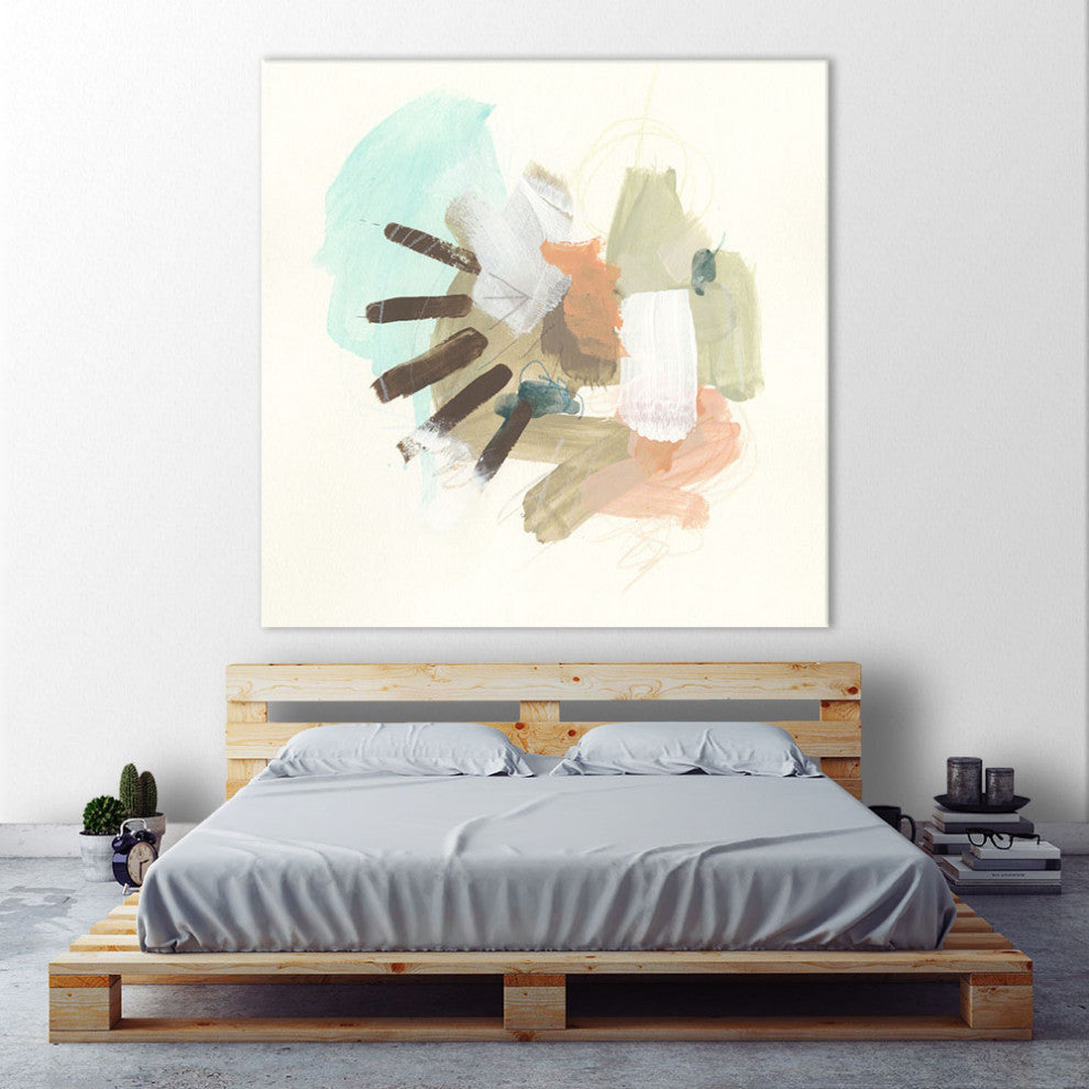 "Key Note Shuffle III" Fine Art Giant Canvas Print, 54"x54"
