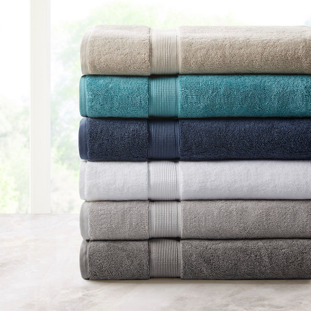 Madison Park Signature 800gsm 2-Piece Oversized Bath Sheet Towel Sett, Taupe