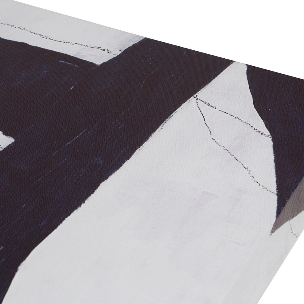 Set of 2 Abstract Wall Art, Blue