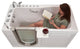 Ella Ultimate 30"x60" Acrylic Triple Massage Walk-In-Bathtub,Fast Fill Faucet