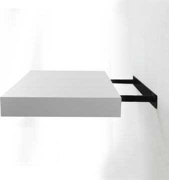 11.81" Depth Grande Floating Wall Shelves, White, 35.43"
