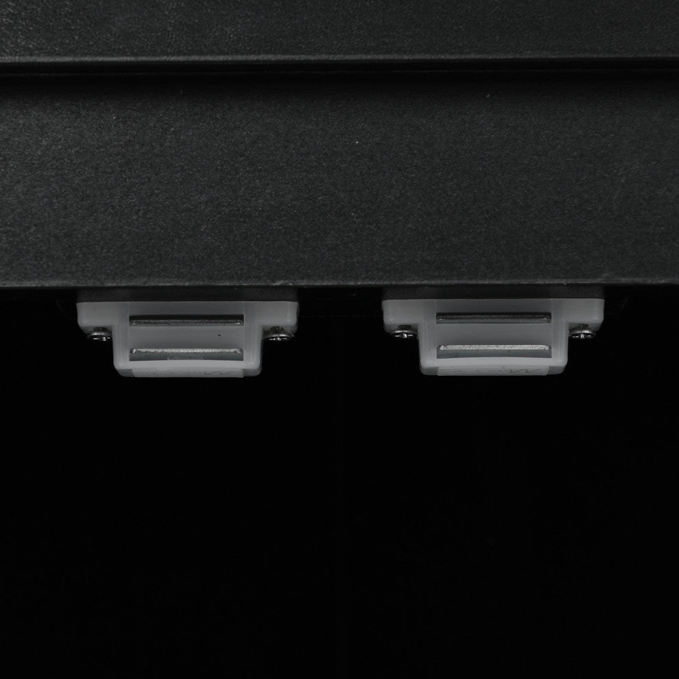 TATEUS Triangle Bathroom Storage Cabinet Freestanding Corner cabinet, Black