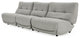 Divani Casa Basil Modern Grey Fabric Small Electric Recliner Chair