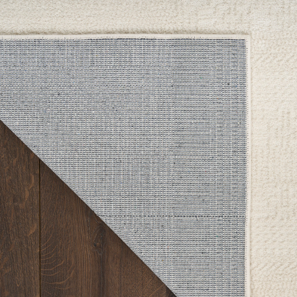 Nourison Nordic 2' x 6' Ivory Modern Indoor Rug