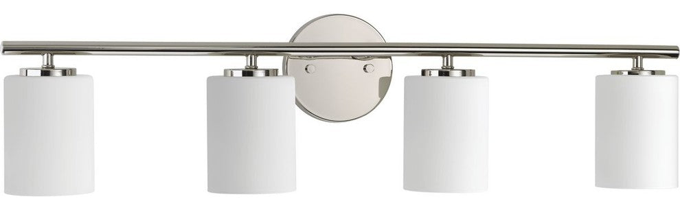 Replay 4-Light Bath Light, Polished Nickel