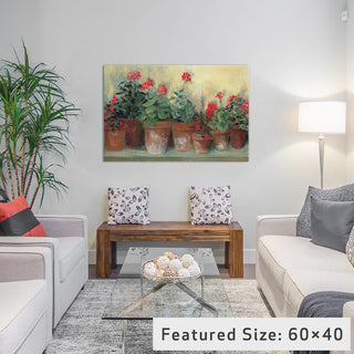 Kathleen's Geraniums by Carol Rowan