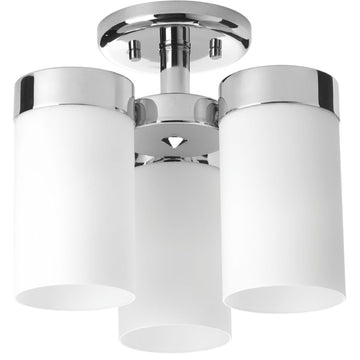 Progress Lighting Elevate 3-Light, Polished Chrome Flush Mount