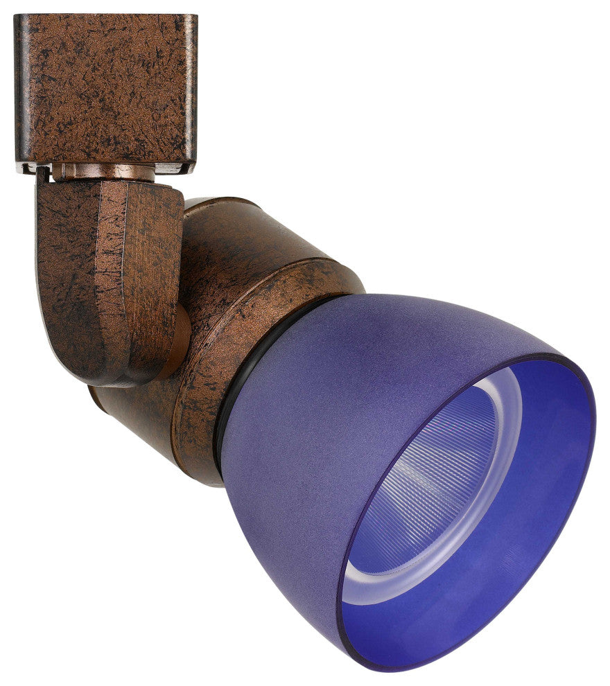 10W LED Track Fixture, Blue Frost