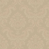 Damask Textured Wallpaper Featuring Ornament Feathered, Sk34755