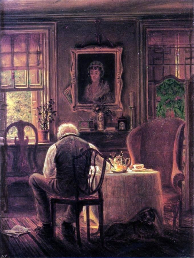 Edward Lamson Henry A Widower, 21"x28" Wall Decal