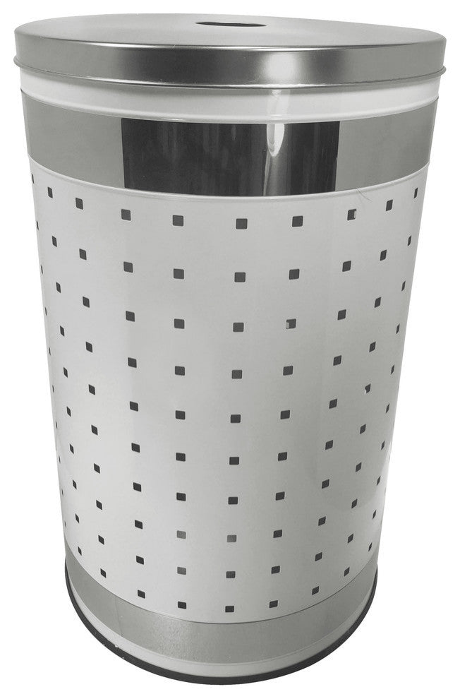 50L Laundry Hamper, White