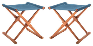 Safavieh Breanne Stool, Natural/Navy