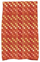 Mad for Plaid Geometric Print Kitchen Towel, Rust
