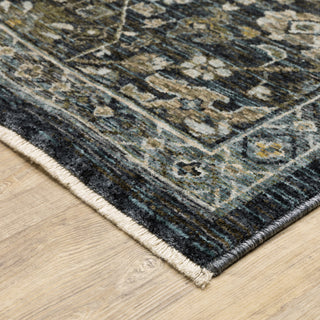 Augustus Inspirations Blue/ Light Blue Indoor Area Rug, Blue, 3'3"x5'