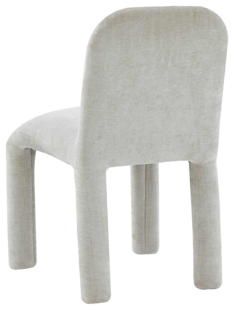 Georgia Light Gray Chenille Dining Chair
