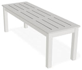 Bazza Outdoor Bench, Snow