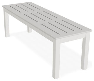 Bazza Outdoor Bench, Snow
