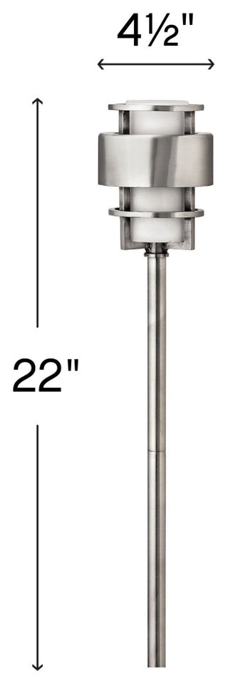 Hinkley Saturn Led Path Light, Stainless Steel