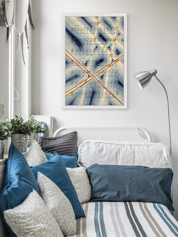 Marmont Hill, "The Robin" by Nikki Galapon Framed Painting Print, 12x18