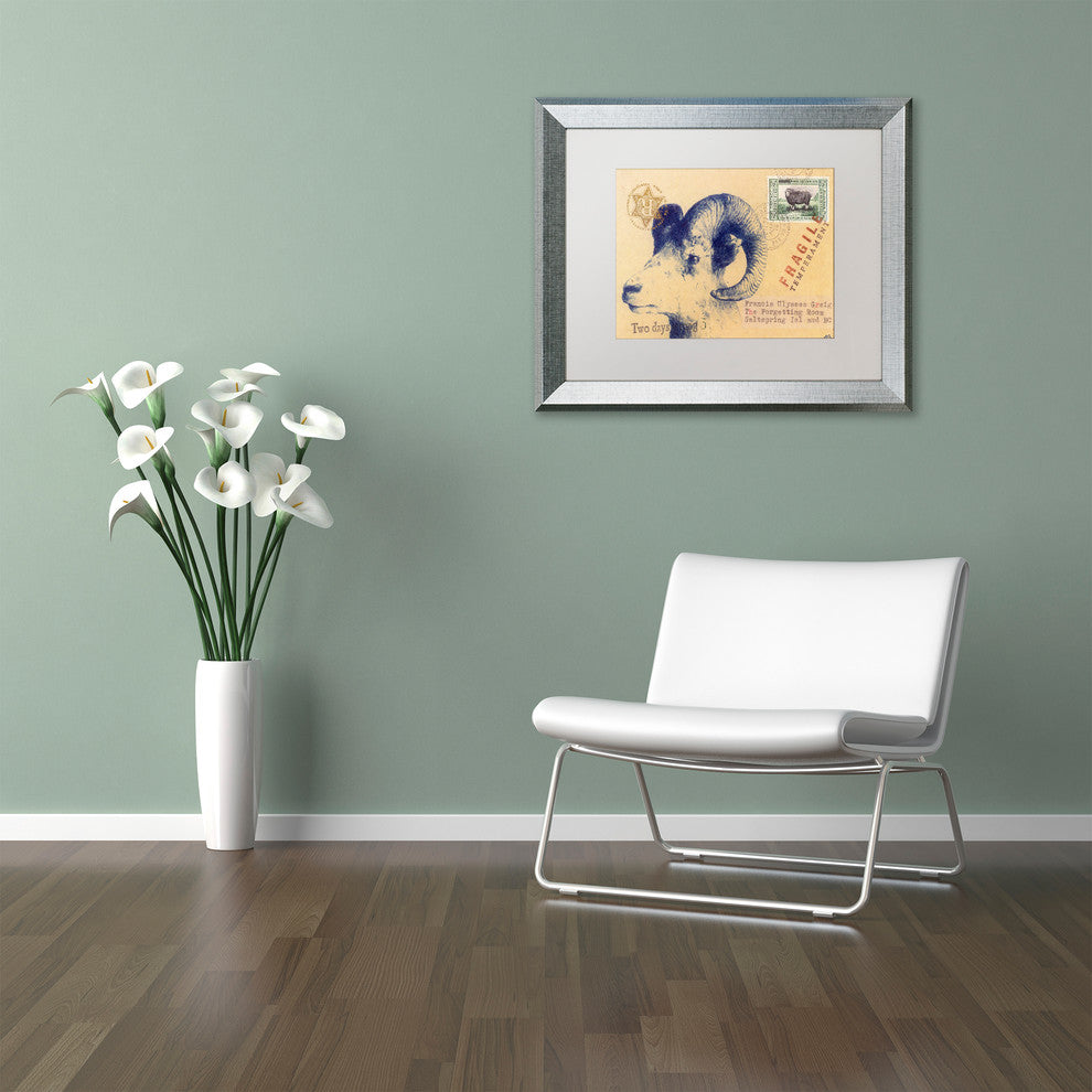Nick Bantock 'Ulysses' Matted Framed Art, 14x11