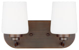 Generation Lighting 4402802 Windom 2 Light 12"W Bathroom Vanity - Bronze