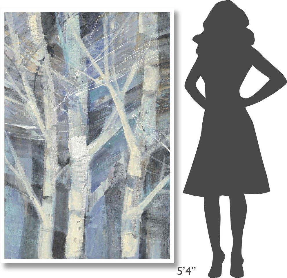 "Winter Birches I" Digital Paper Print by Albena Hristova, 42"x62"