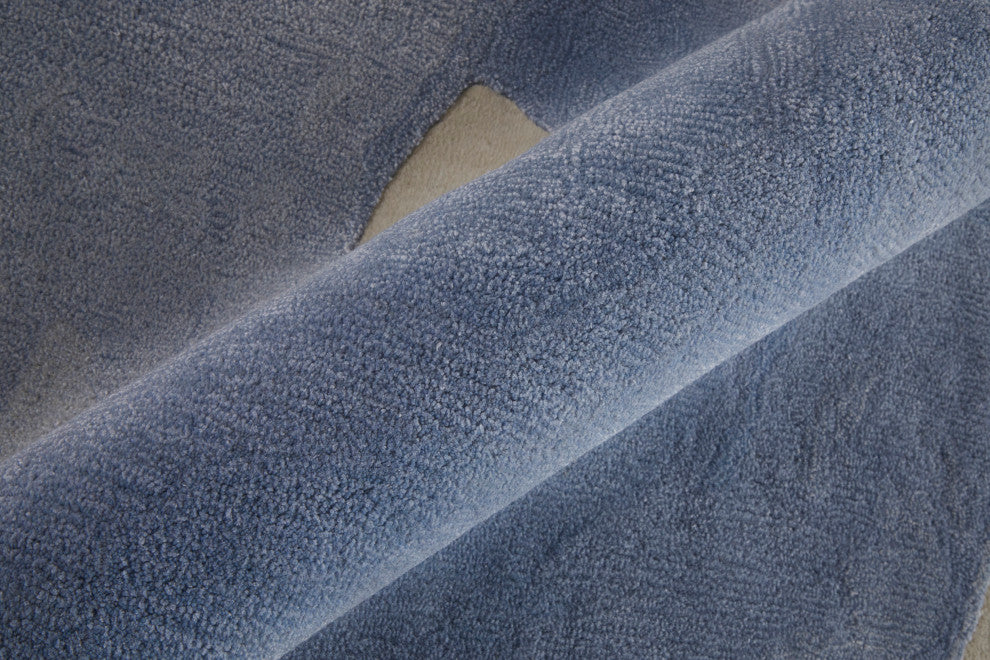 Ramiro R8887 Transitional/Industrial/Casual Rug, Blue, 5'x8'