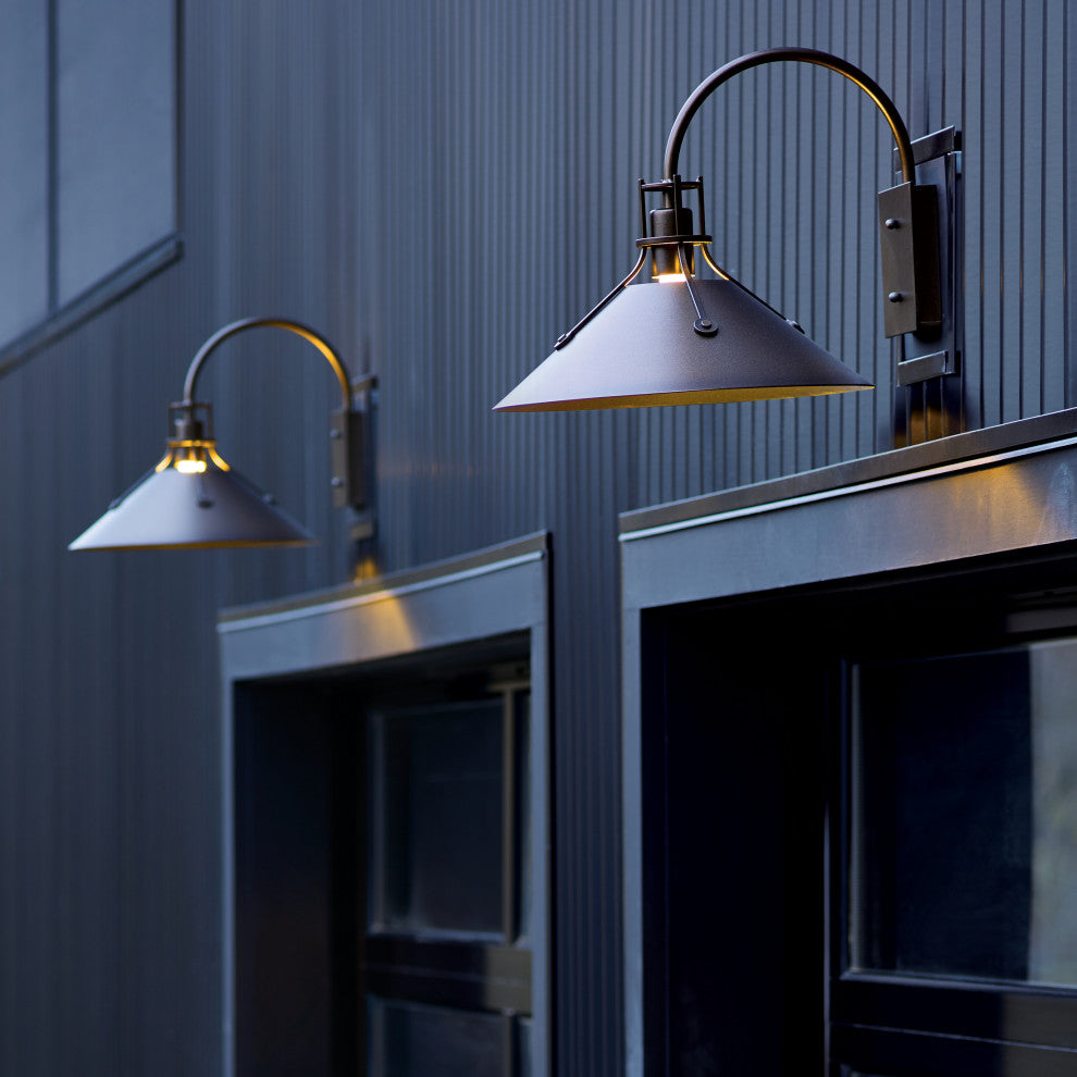 Henry Large Outdoor Sconce, Coastal Bronze Finish