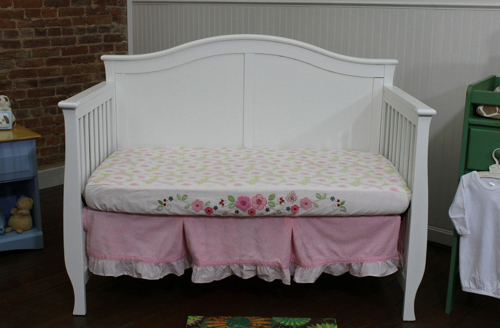 Basix 2 Piece Bedding Starter Set, Pink Garden