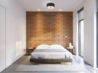 Hazen 2-Light 12" Flush Mount, Flat Black